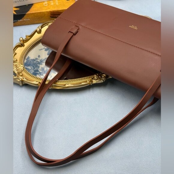 🆕 OROTON 🧿 NWOT Evelyn Baguette Bag, Rustic Brown - Picture 16 of 16